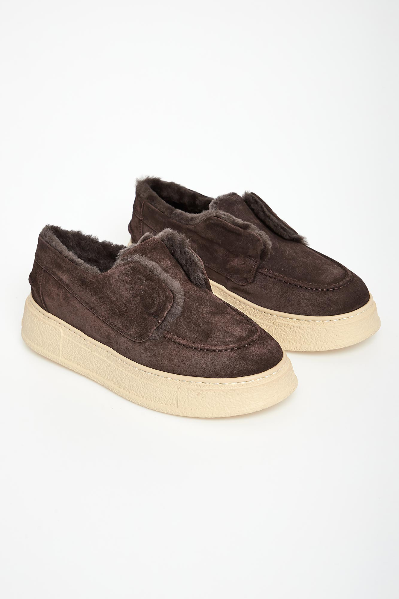 Sneakersy damskie zamszowe CESARE CASADEI