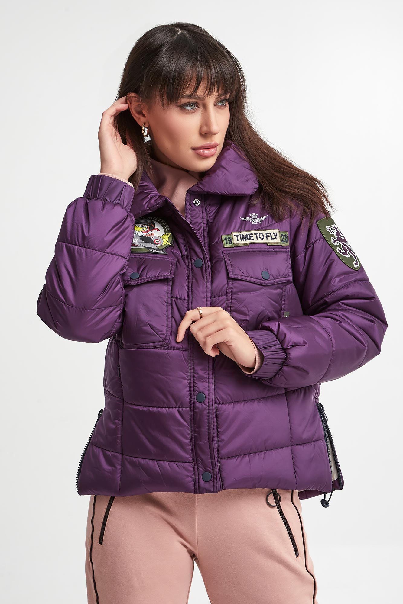 Kurtka damska pikowana AERONAUTICA MILITARE