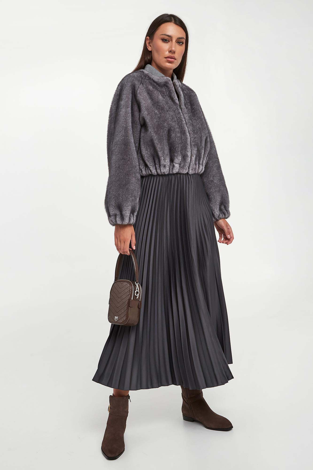 Futro damskie wełniane VALENTINI