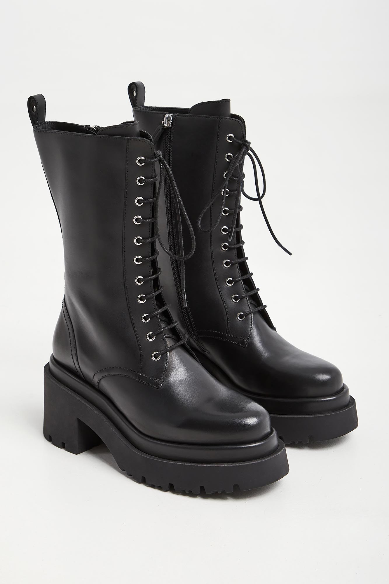 Trapery damskie skórzane PATRIZIA PEPE