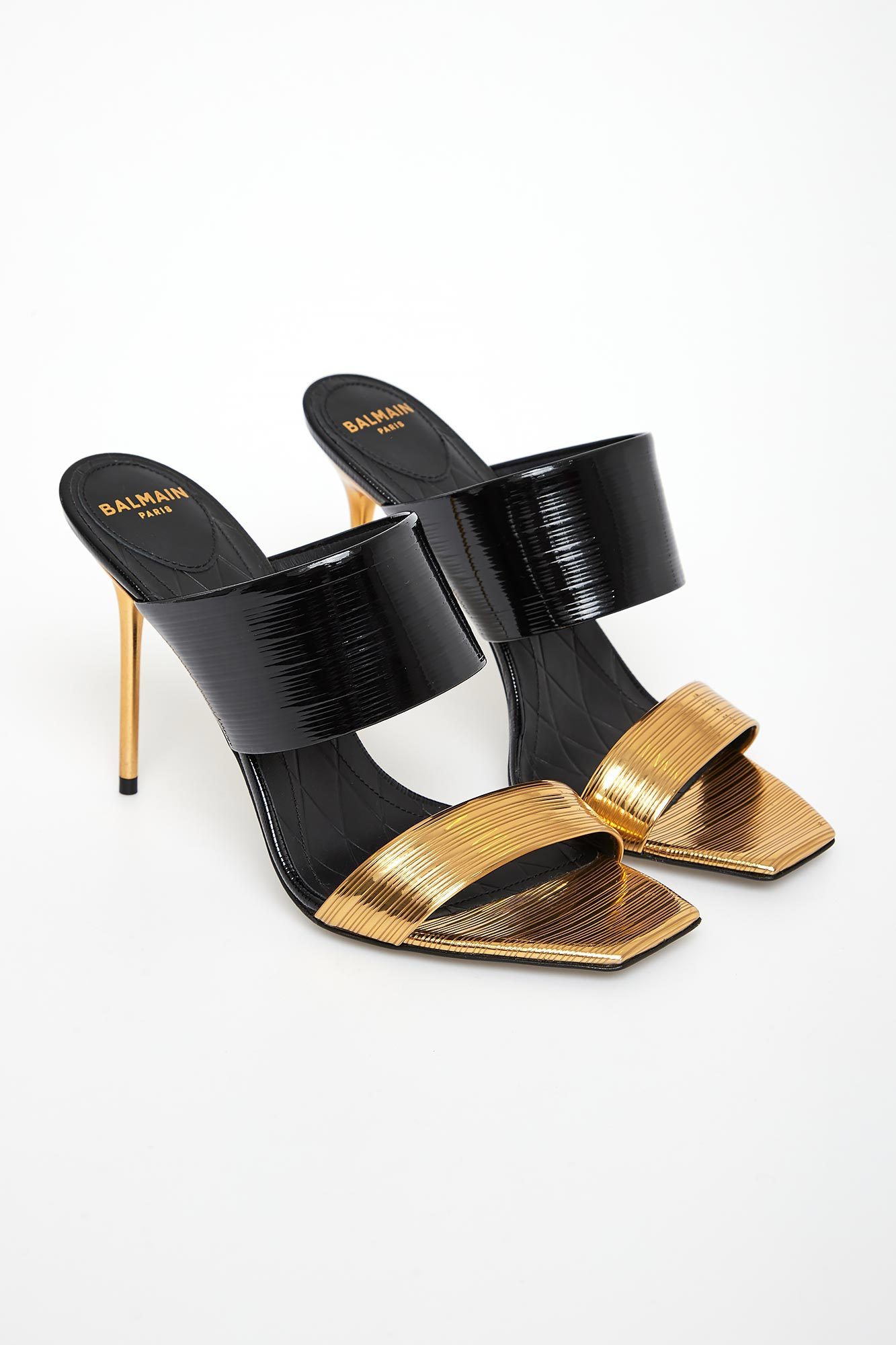 Szpilki damskie skórzane Sync BALMAIN