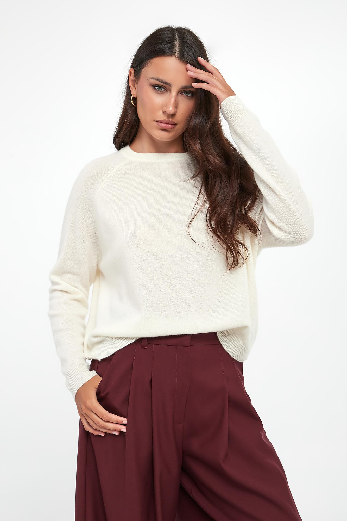 Sweter damski kaszmirowy Tesa MARELLA