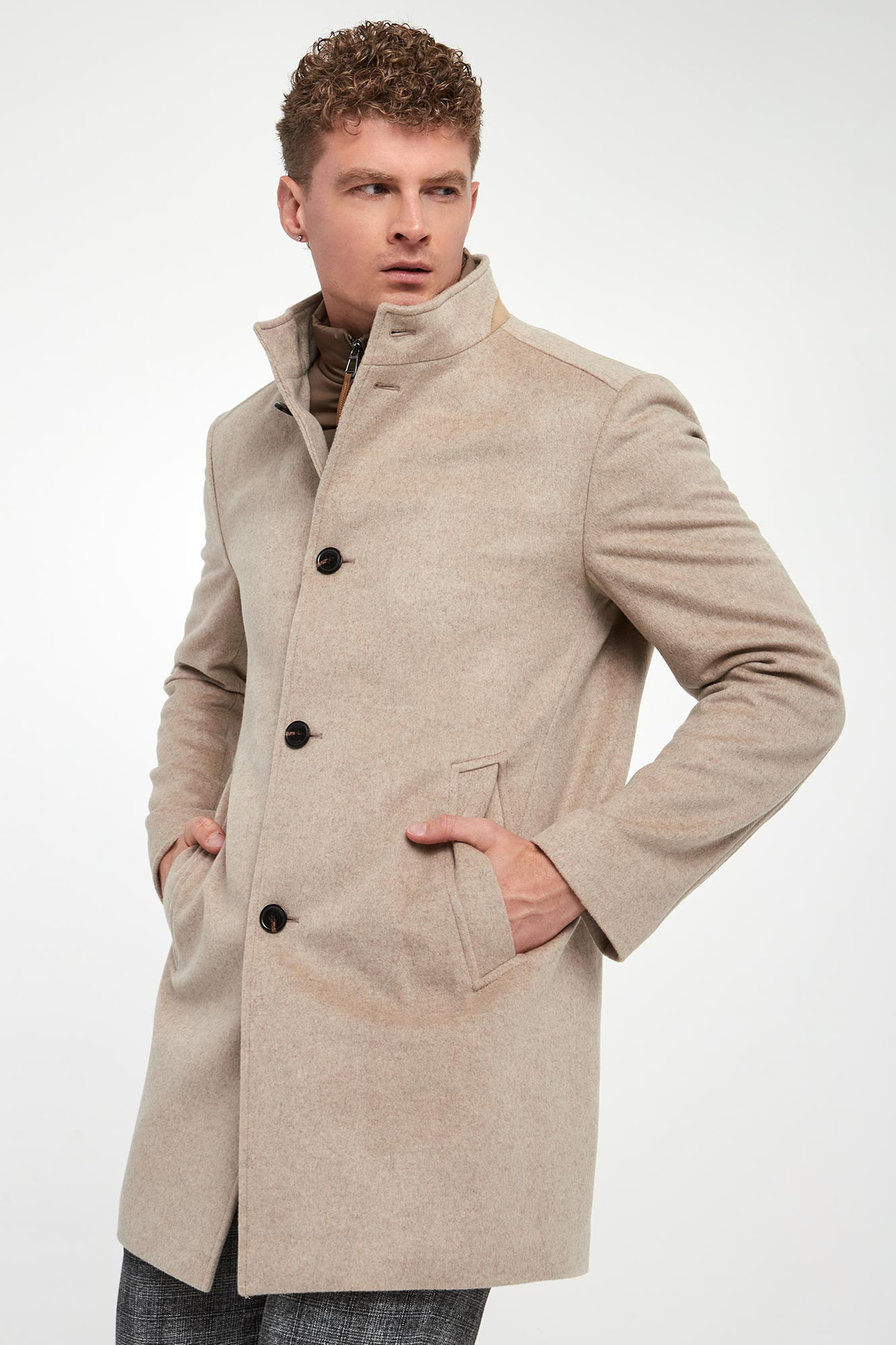 Płaszcz męski wełniany Maico JOOP!