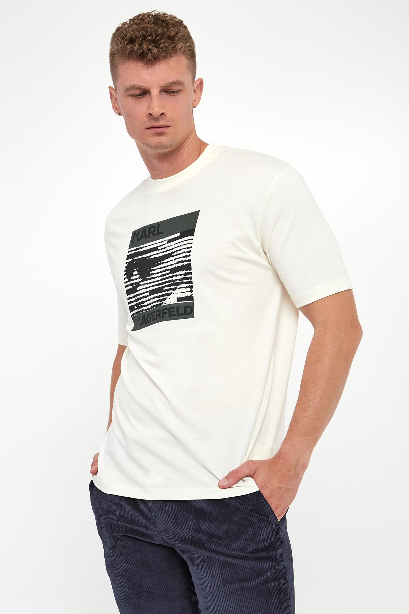 T-shirt męski KARL LAGERFELD