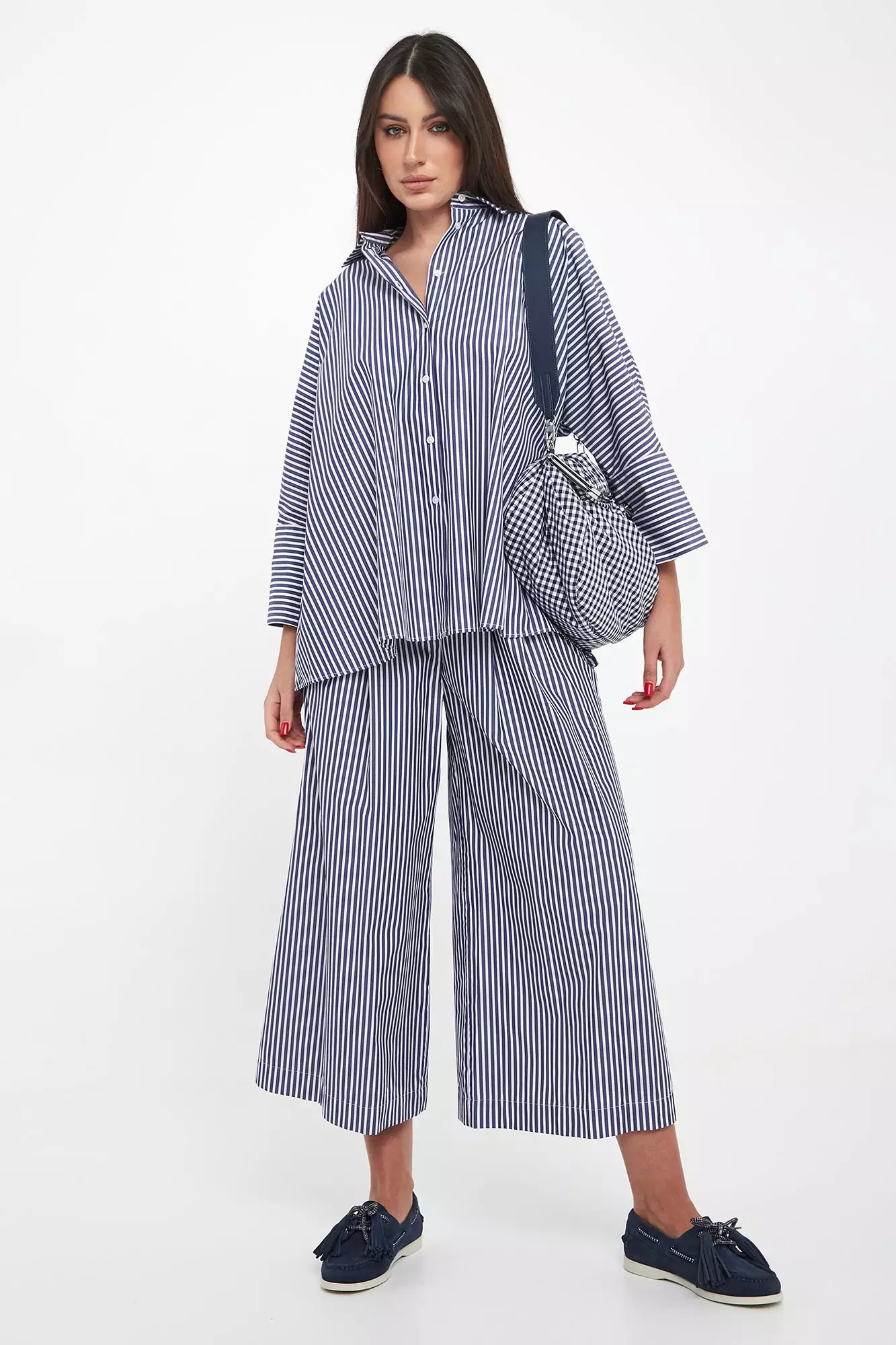 Spodnie damskie w paski Dottone WEEKEND MAX MARA