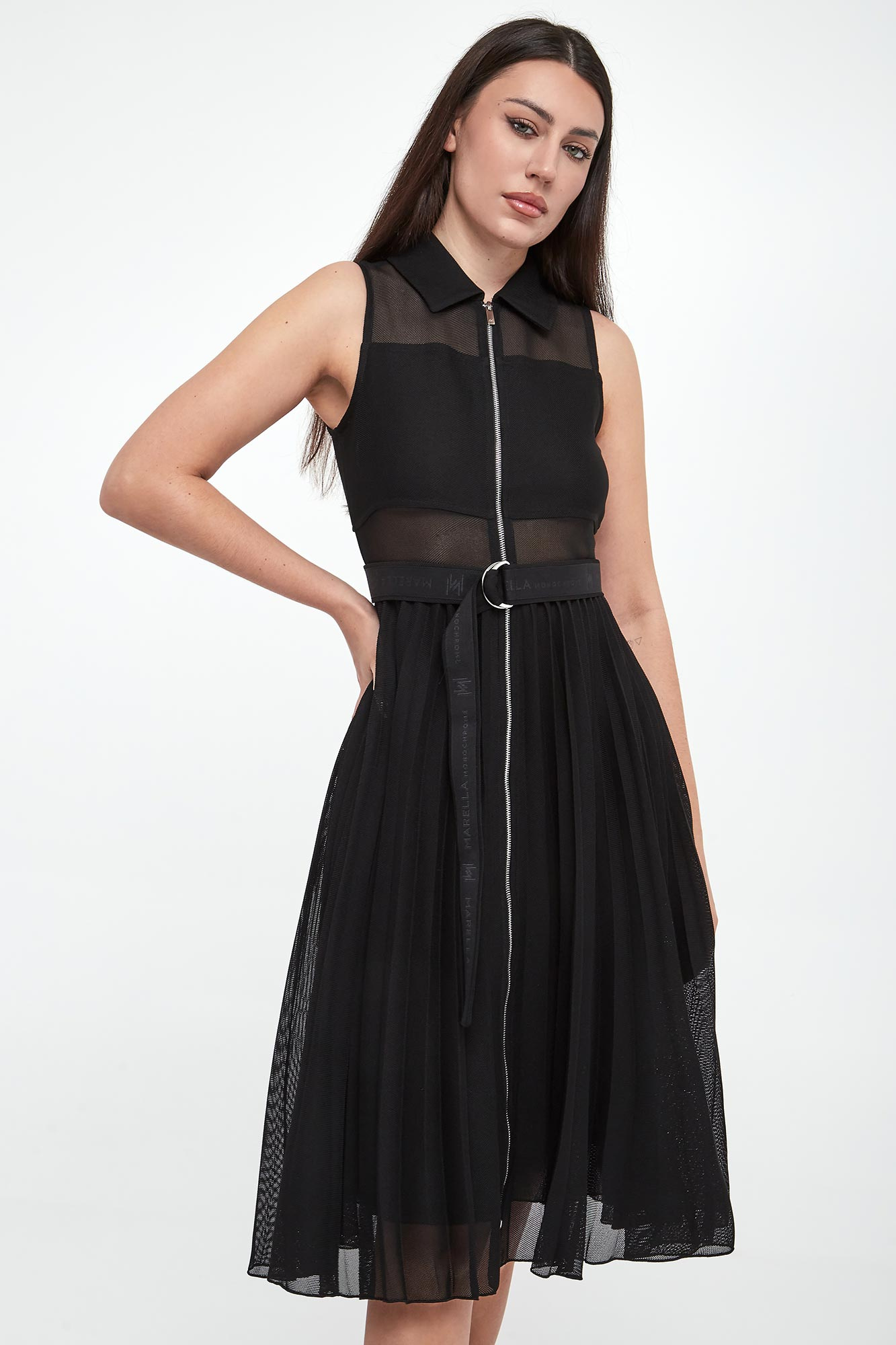 Sukienka midi Cereale MARELLA MONOCHROME