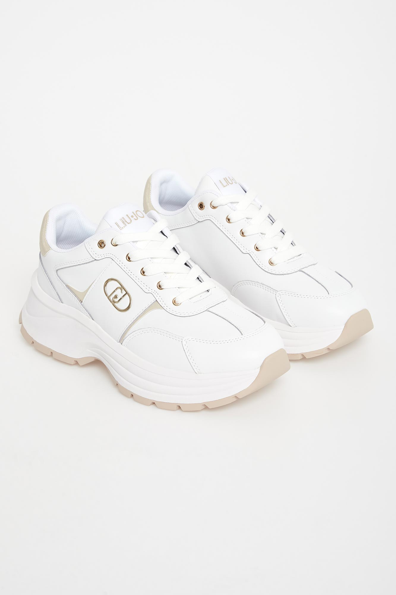 Sneakersy damskie skórzane LIU JO