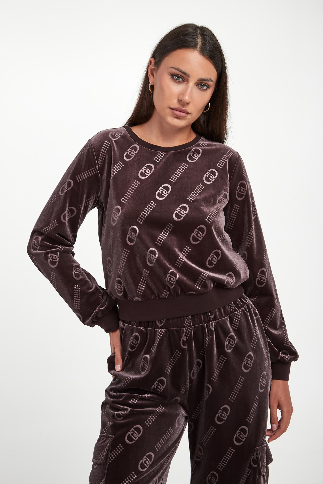 Bluza damska welurowa LIU JO