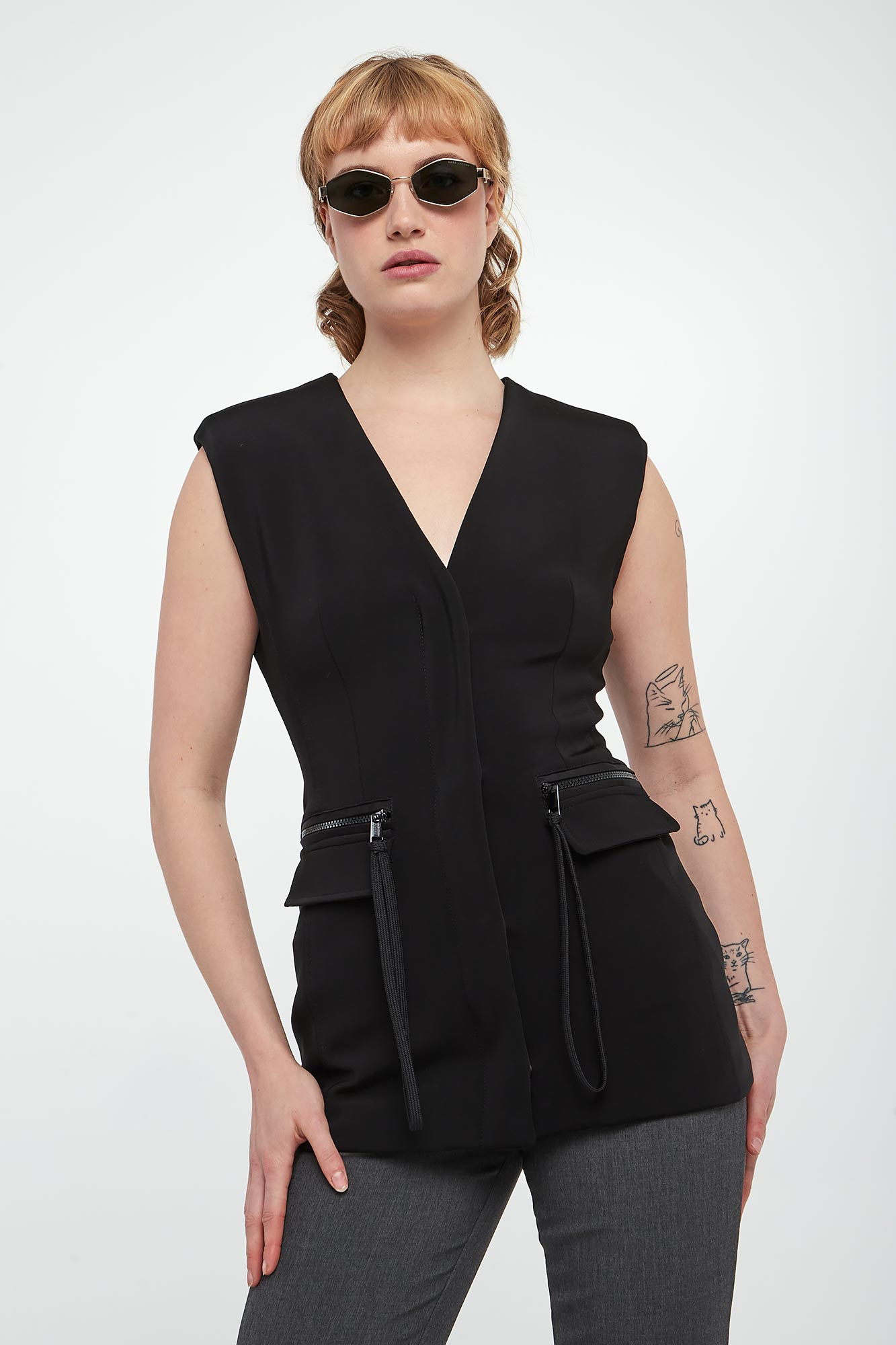 Kamizelka damska Gitana PINKO