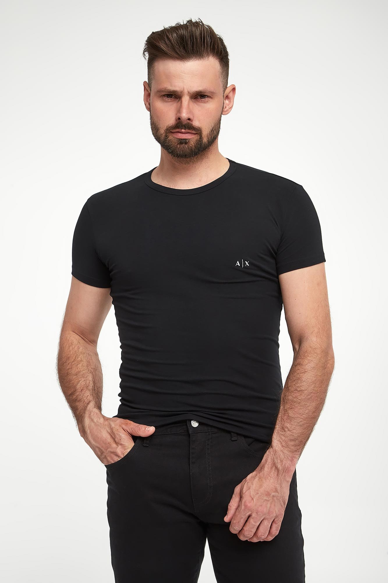 T-shirt męski 2-PAK ARMANI EXCHANGE