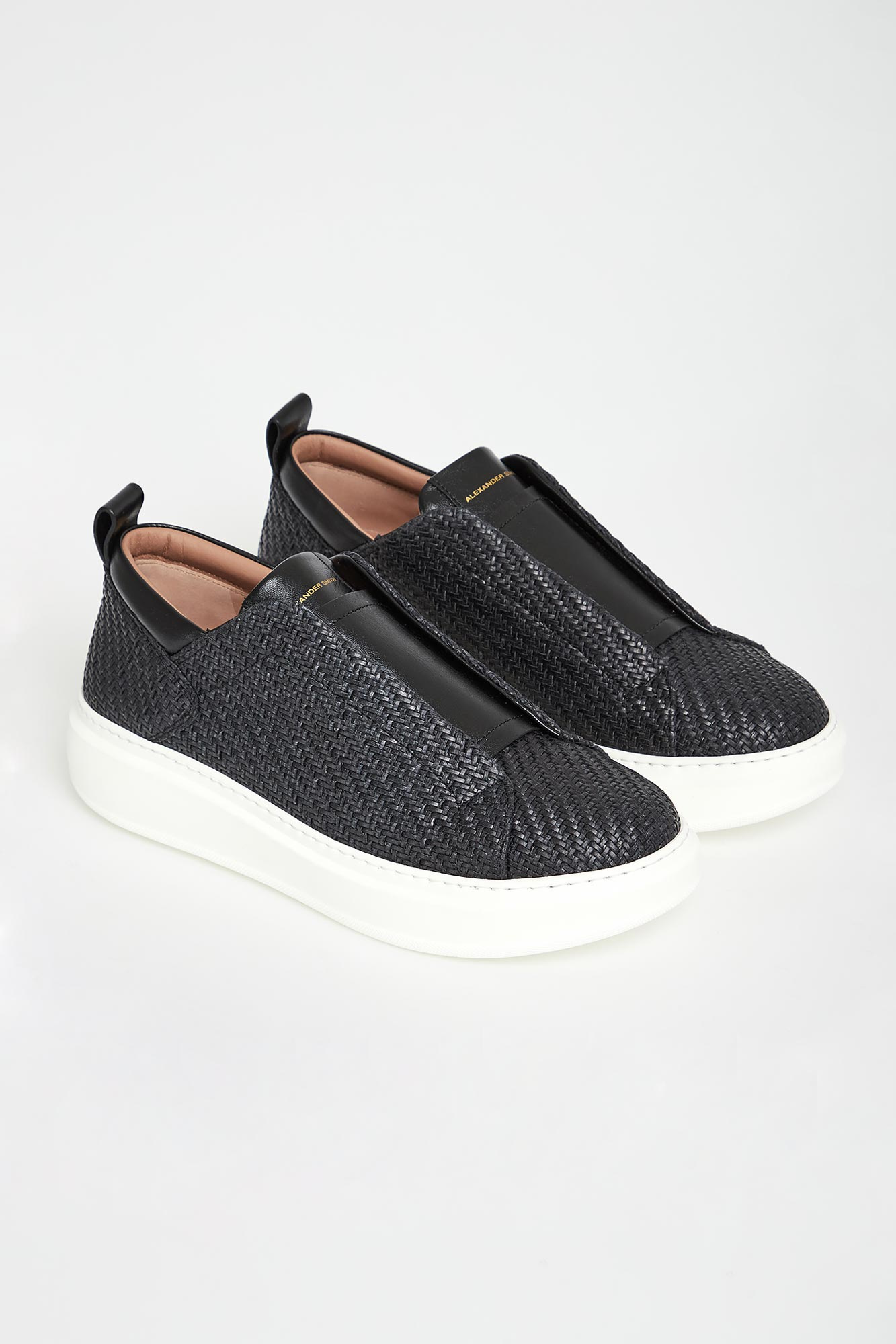 Sneakersy męskie skórzane Wembley Slip-On ALEXANDER SMITH
