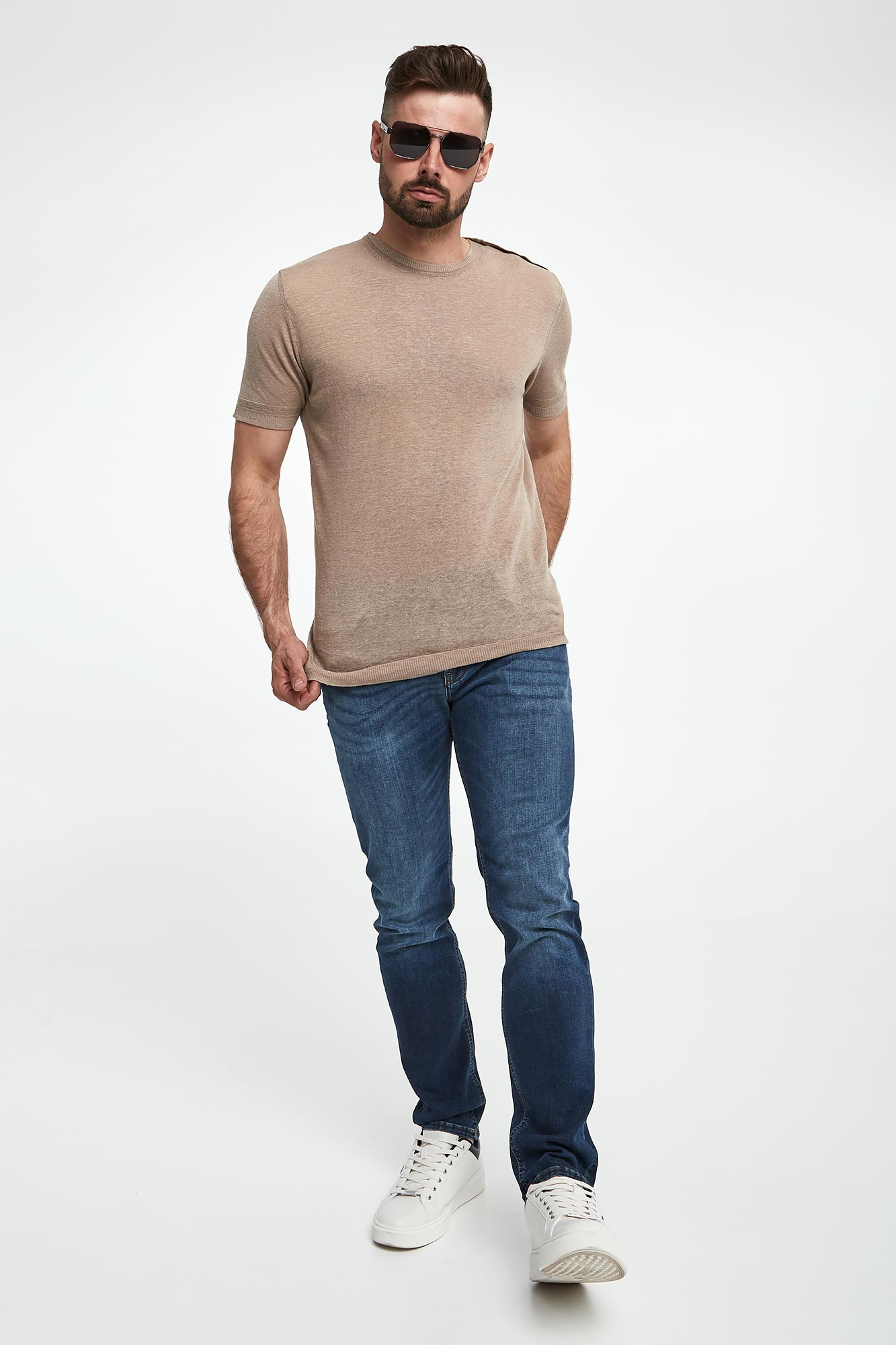 Jeansy męskie Frank LIU JO