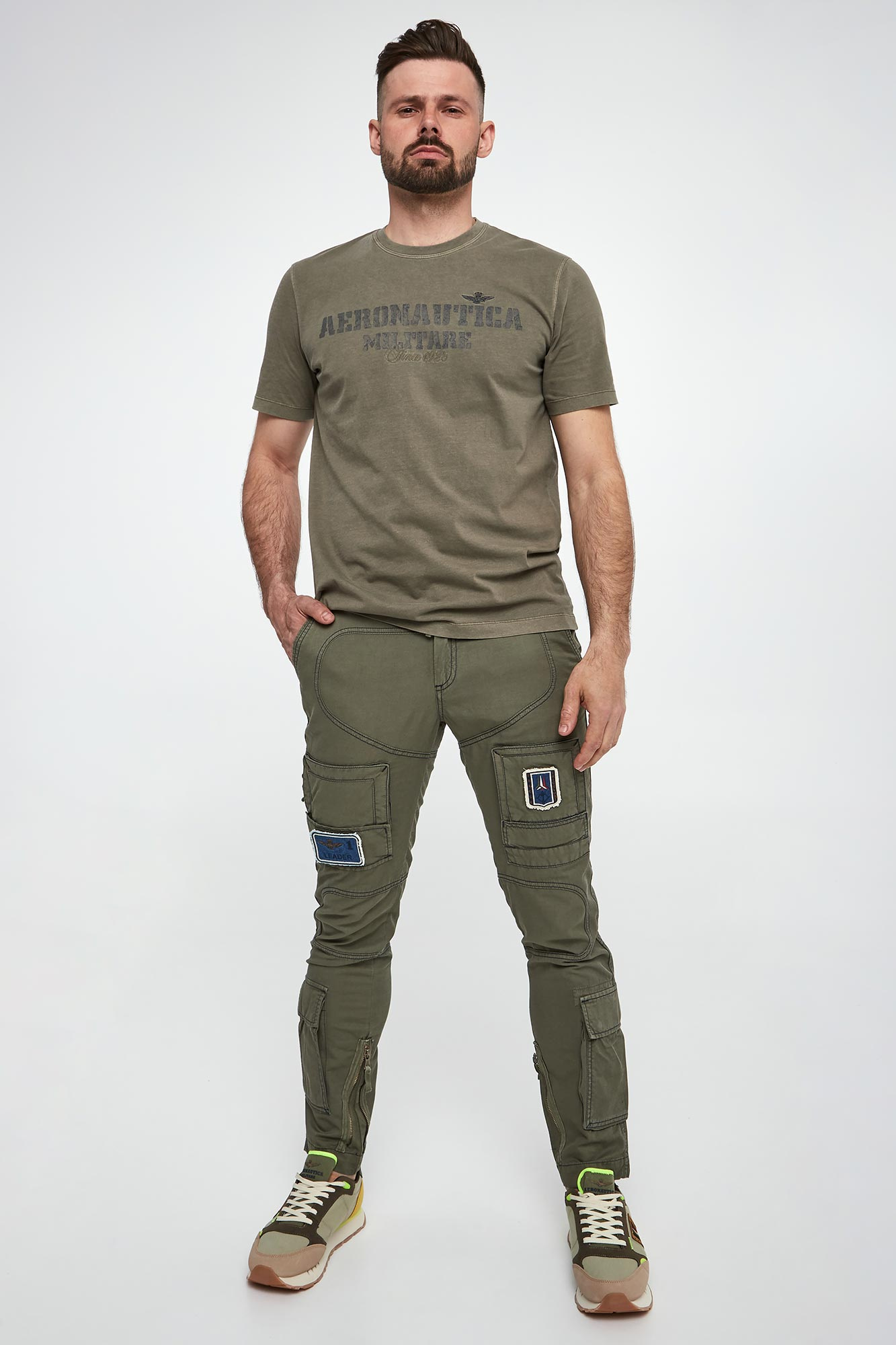 Spodnie męskie AERONAUTICA MILITARE