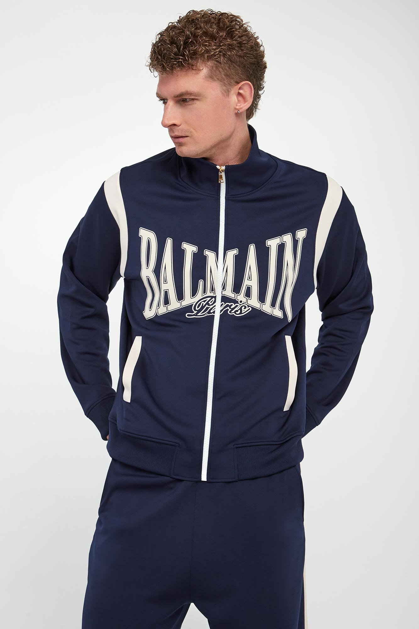 Bluza męska zapinana BALMAIN