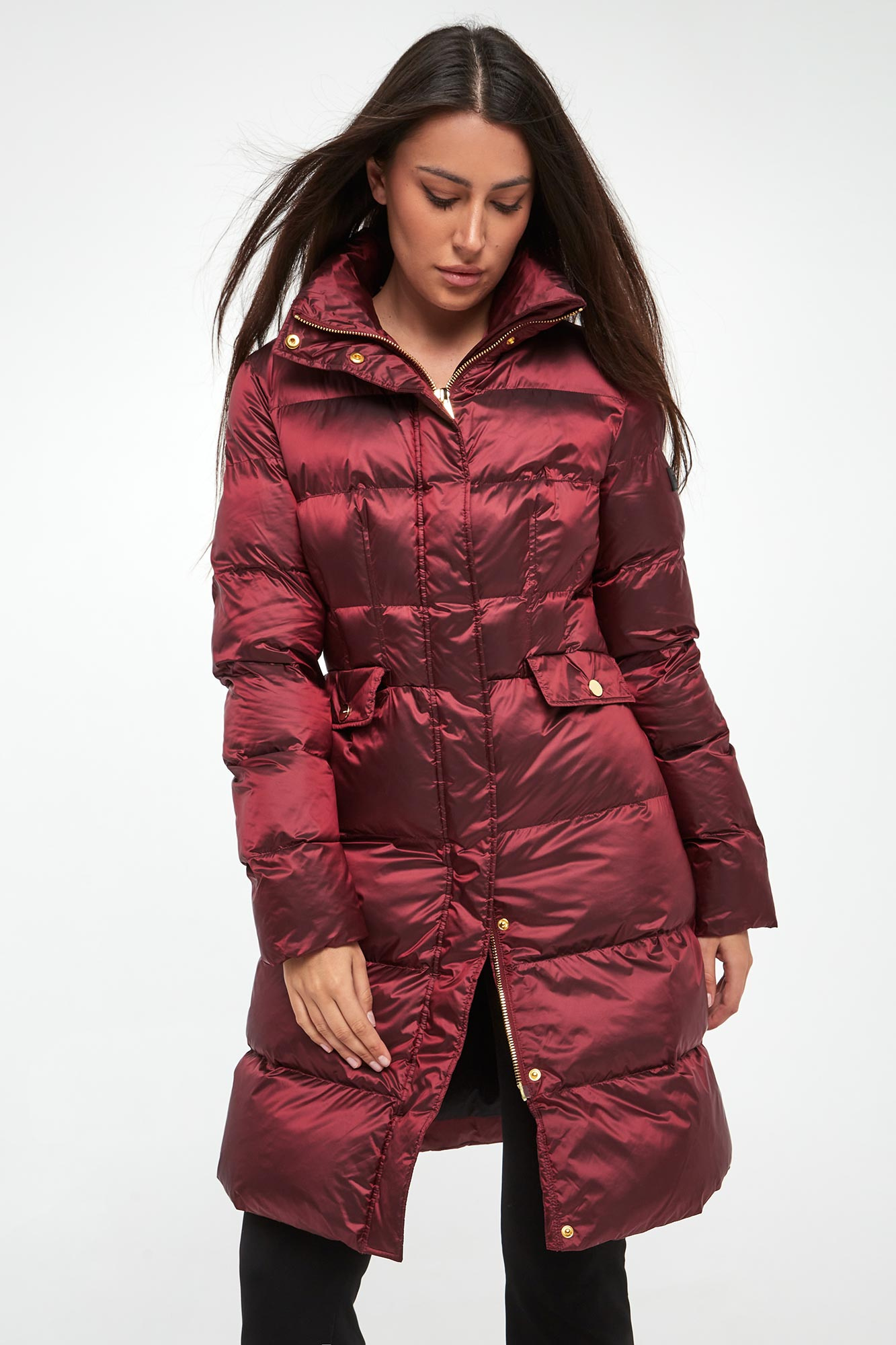 Płaszcz damski pikowany Usoa PINKO