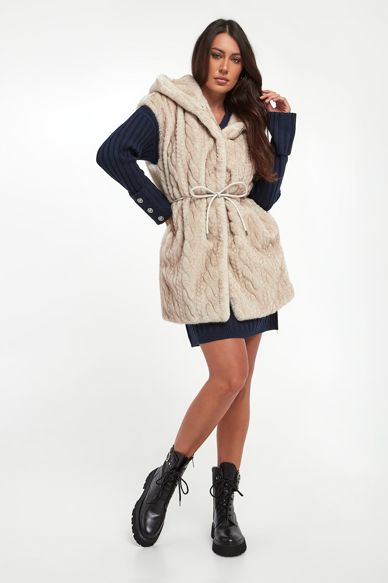 Kamizelka damska futrzana LIU JO