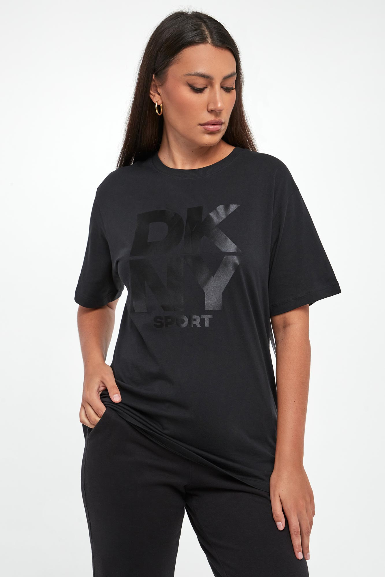 T-shirt damski DKNY