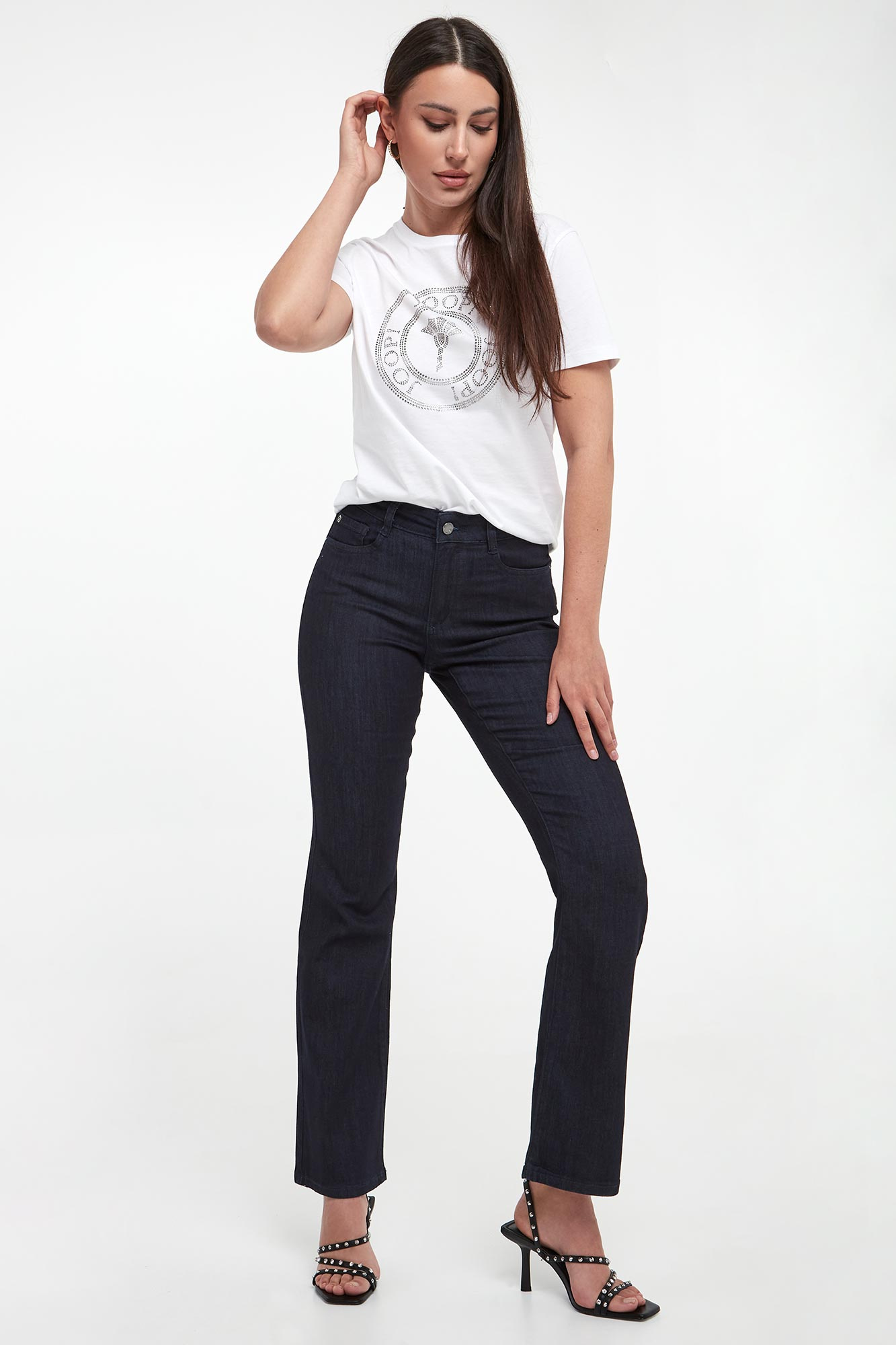 Spodnie jeansowe damskie JOSEPH RIBKOFF