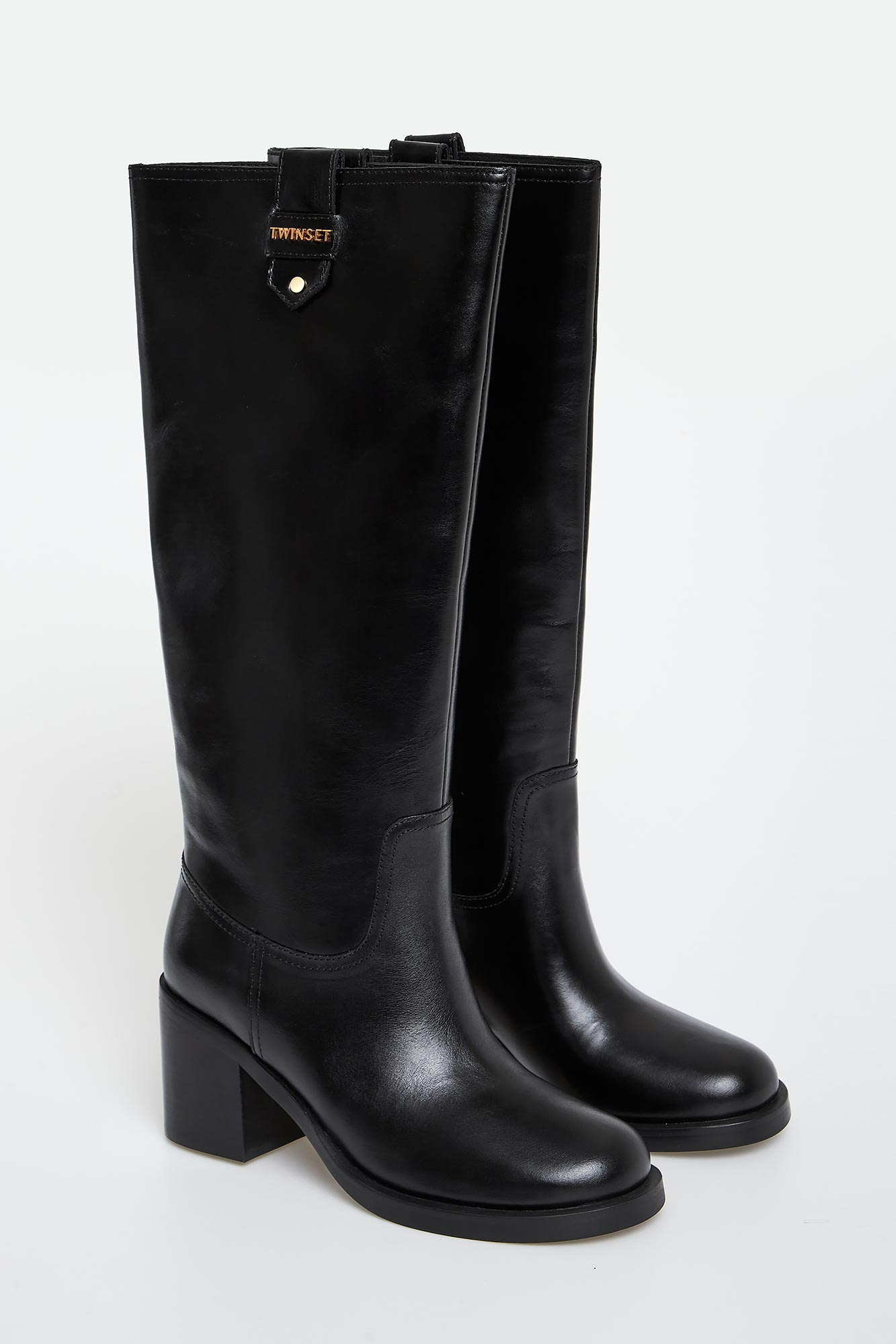 Kozaki damskie skórzane TWINSET