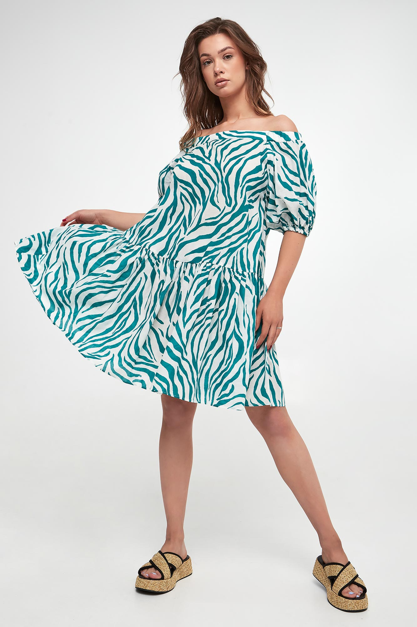 Sukienka mini Ottone MAX MARA BEACHWEAR