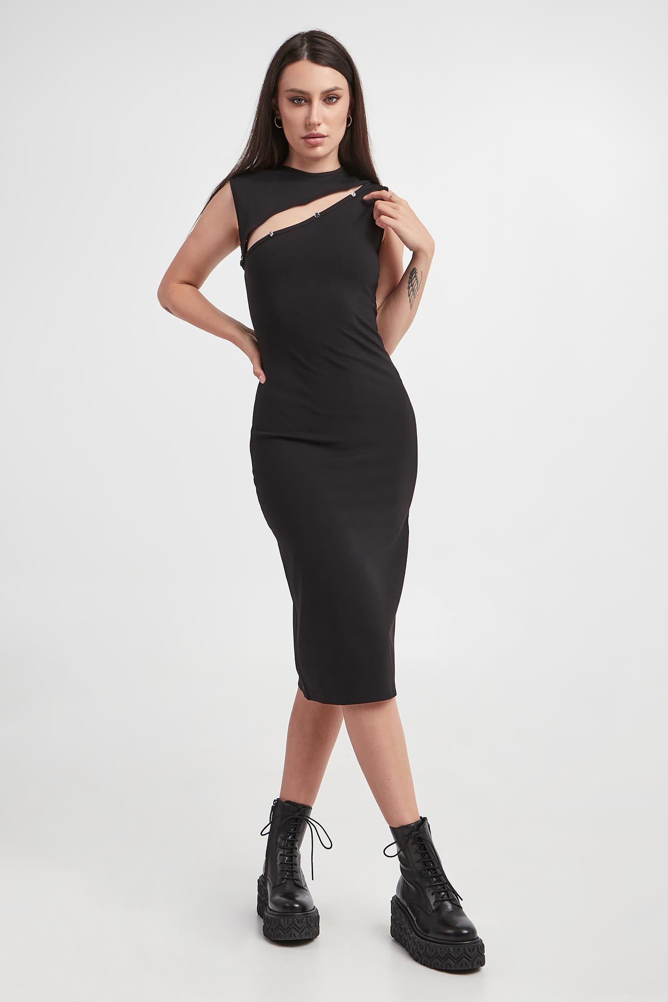 Sukienka midi Luanne SAMSØE SAMSØE