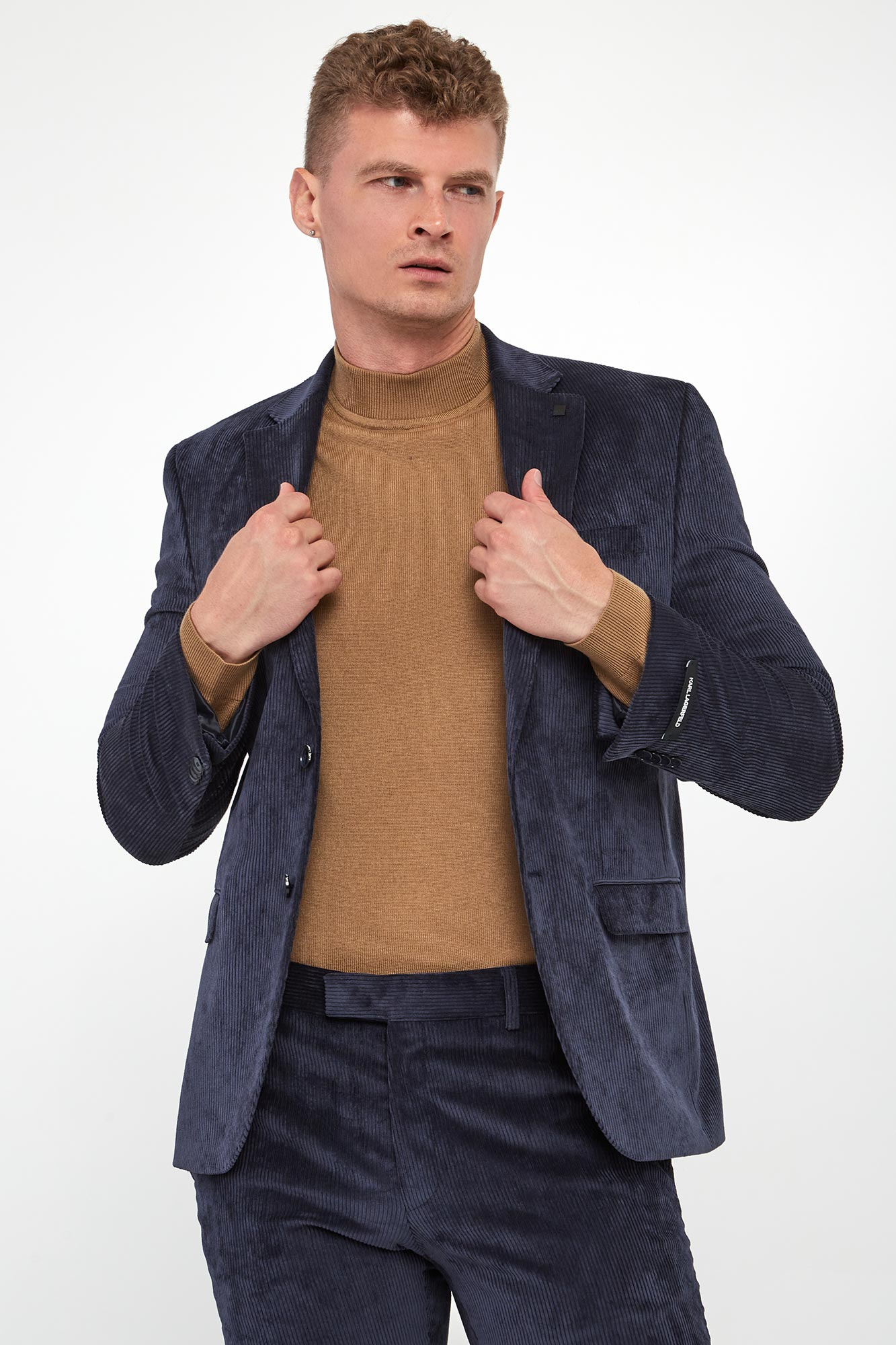 Marynarka męska sztruksowa KARL LAGERFELD