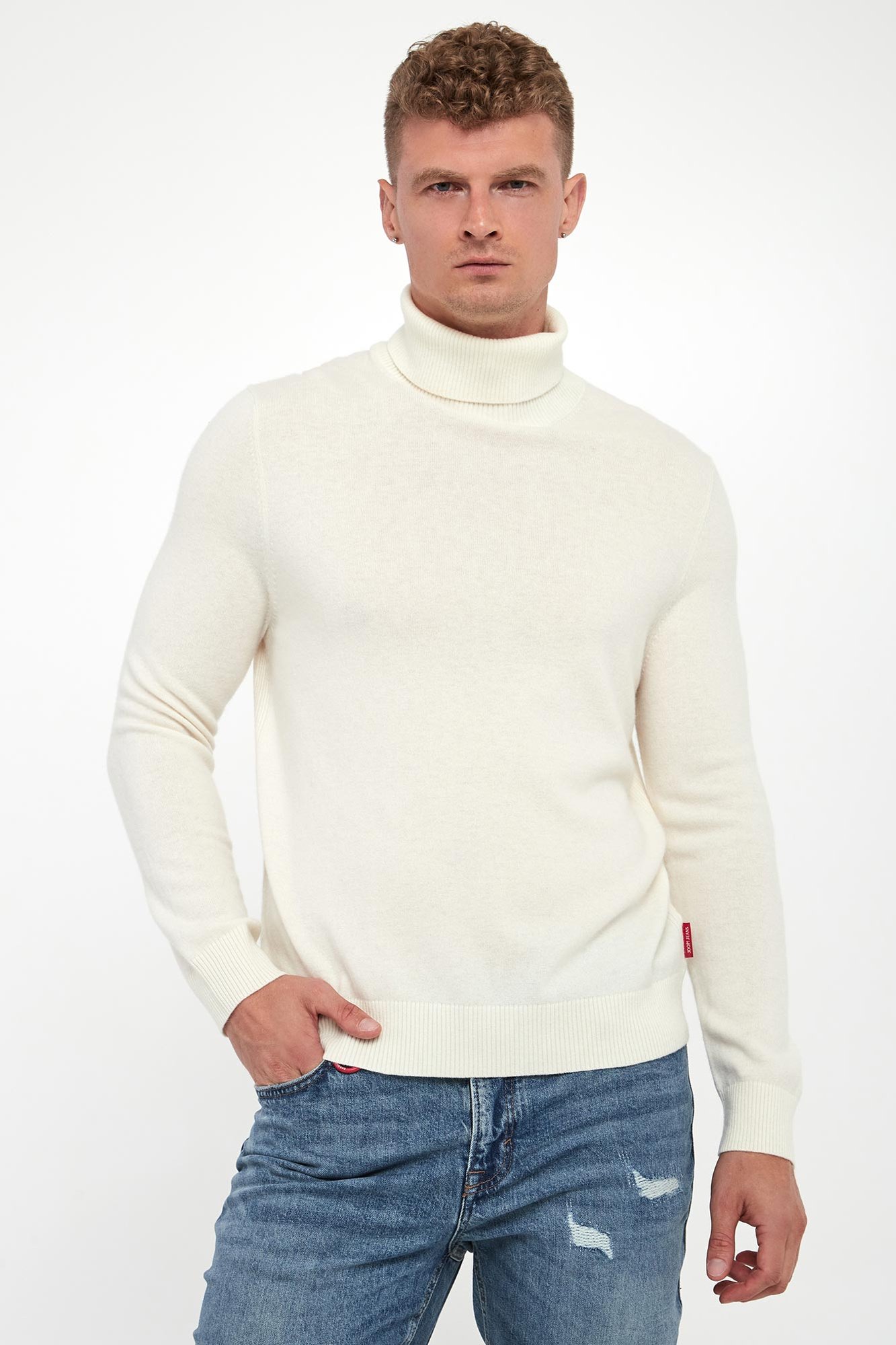 Golf męski wełniany Larsor JOOP! JEANS