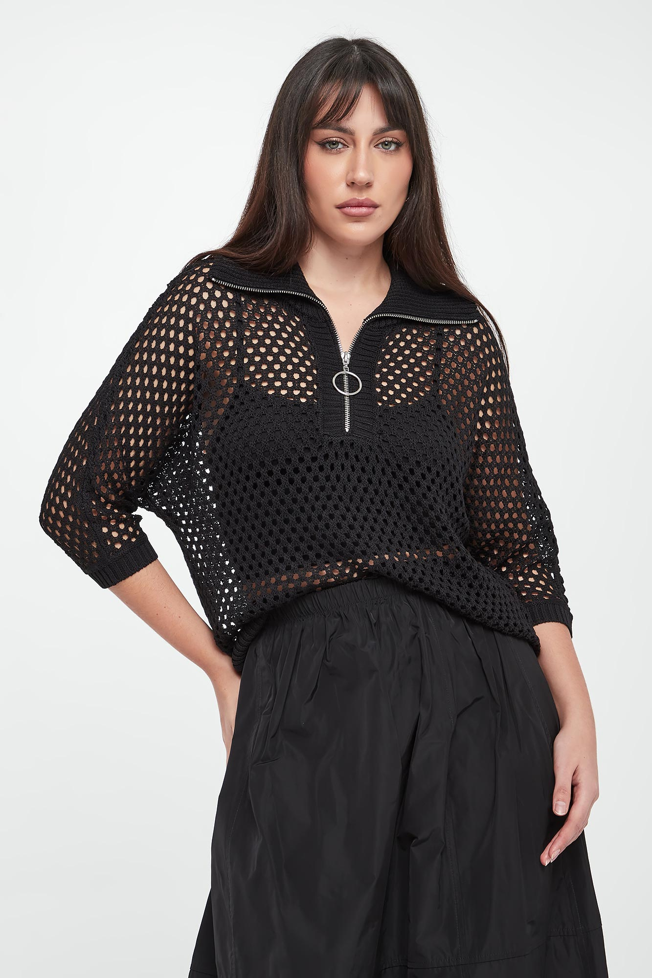 Bluzka damska ażurowa JOSEPH RIBKOFF