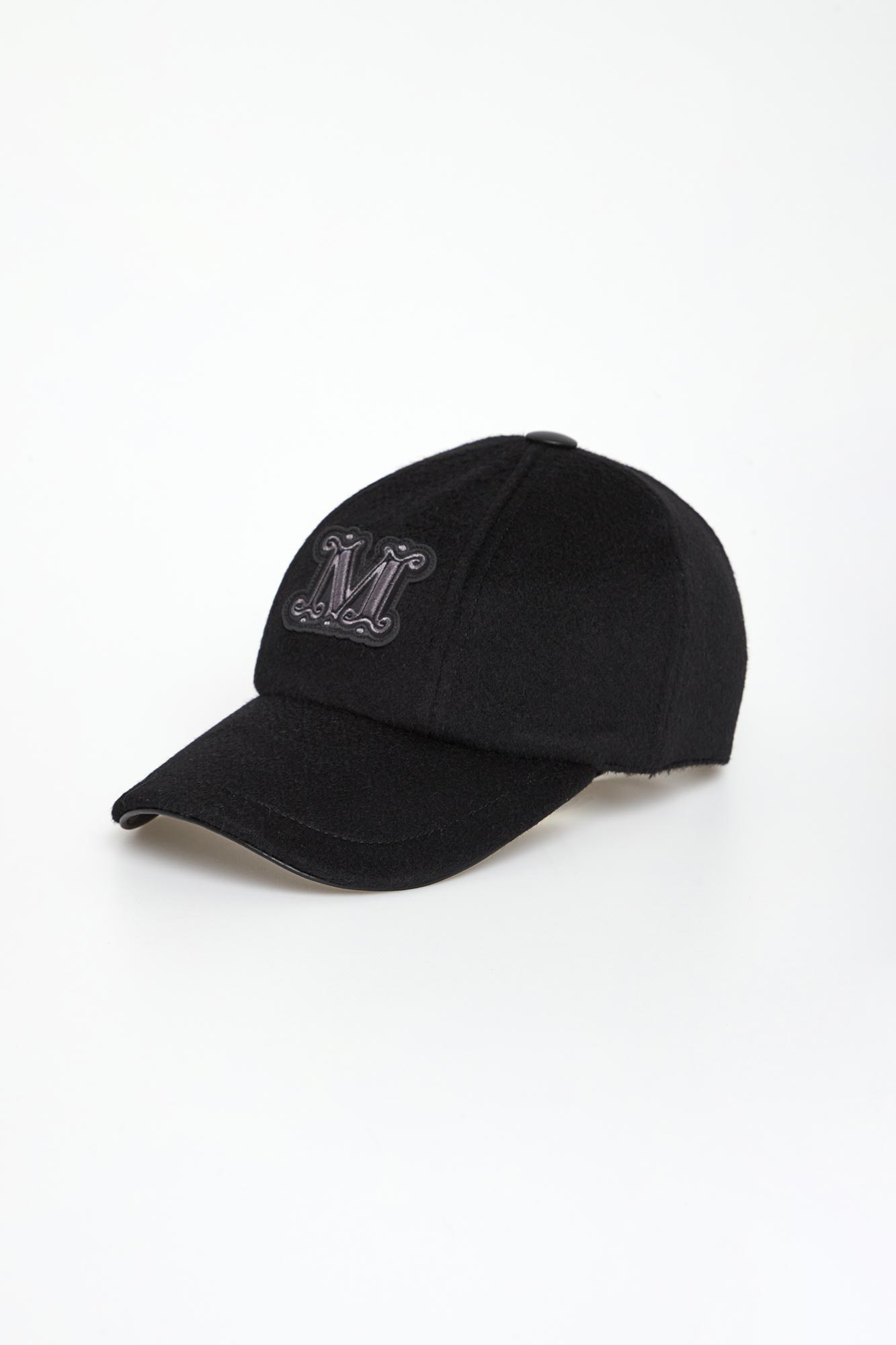 Czapka z daszkiem damska wełniana Fedora MAX MARA ACCESSORI