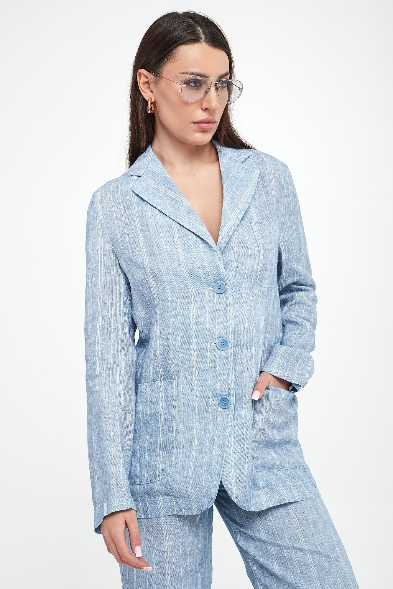 Marynarka damska lniana ERMANNO FIRENZE