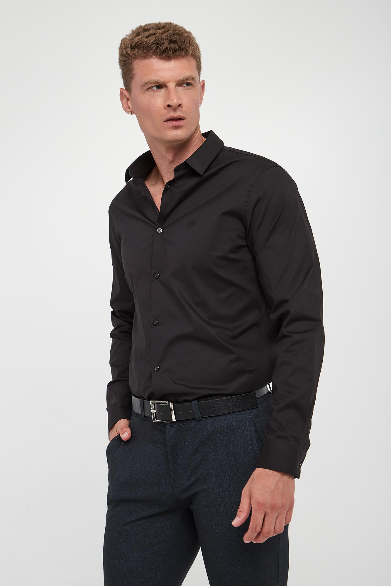 Koszula męska popelinowa ARMANI EXCHANGE