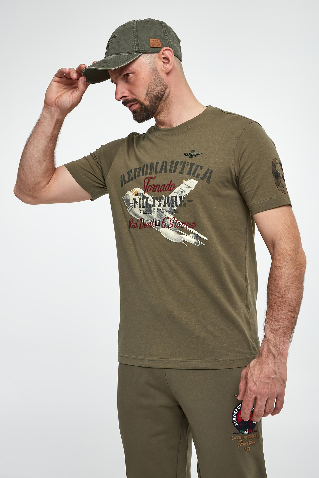 T-shirt męski AERONAUTICA MILITARE