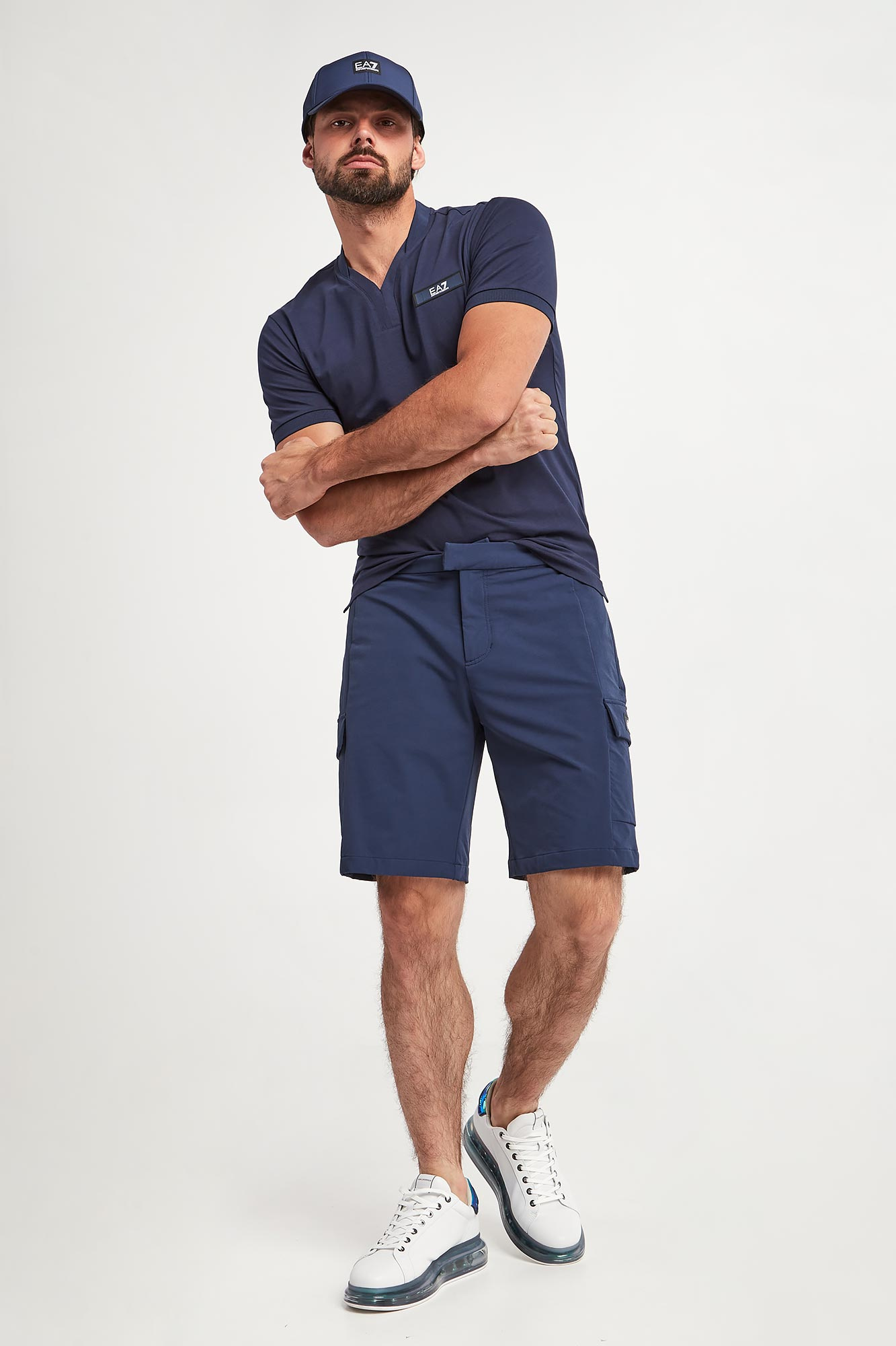 Spodenki męskie cargo EA7 EMPORIO ARMANI