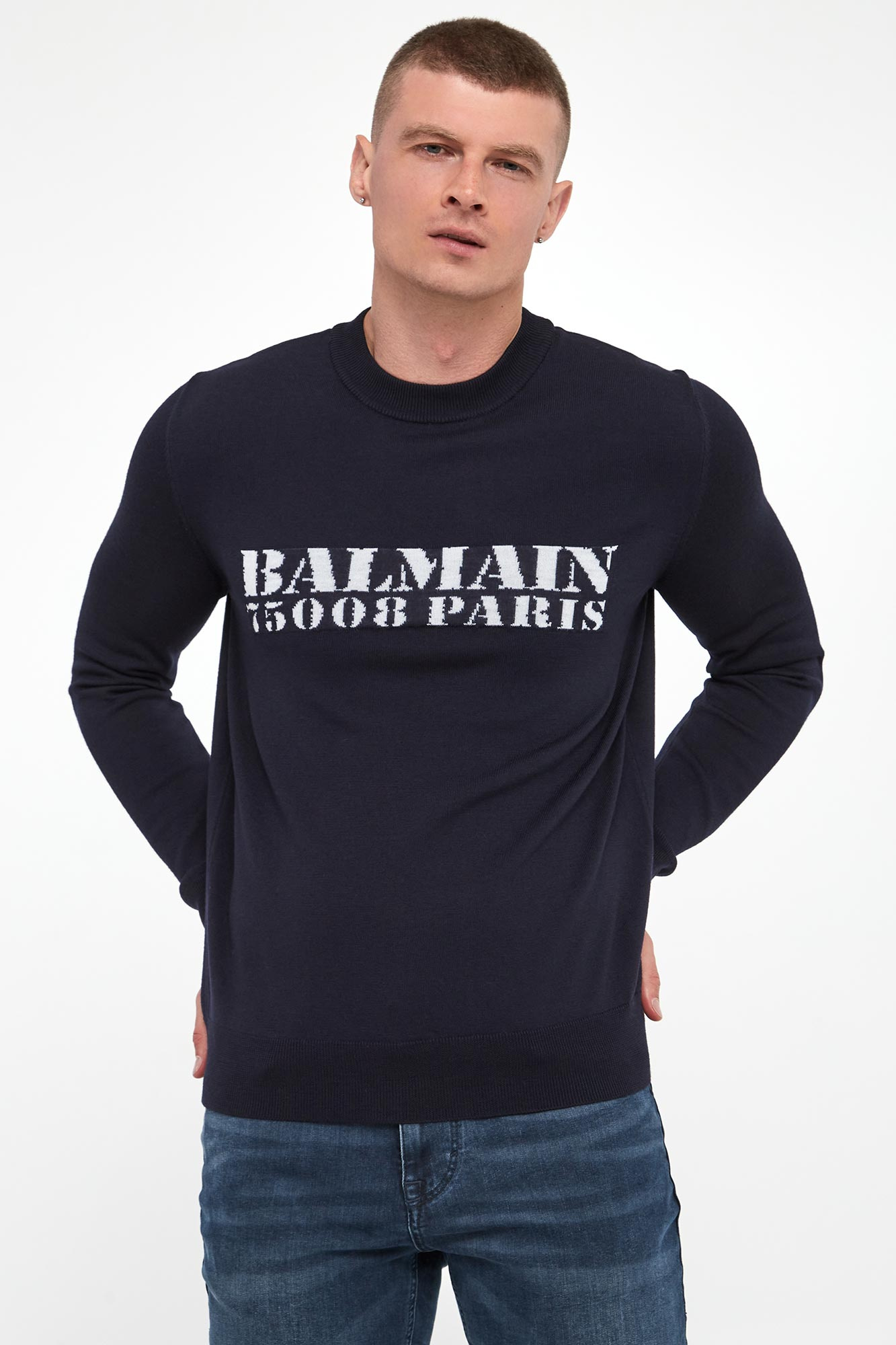 Sweter męski wełniany BALMAIN
