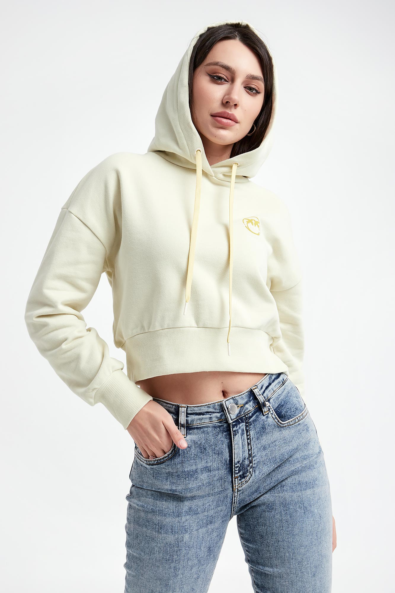 Bluza damska z kapturem Meditativo PINKO