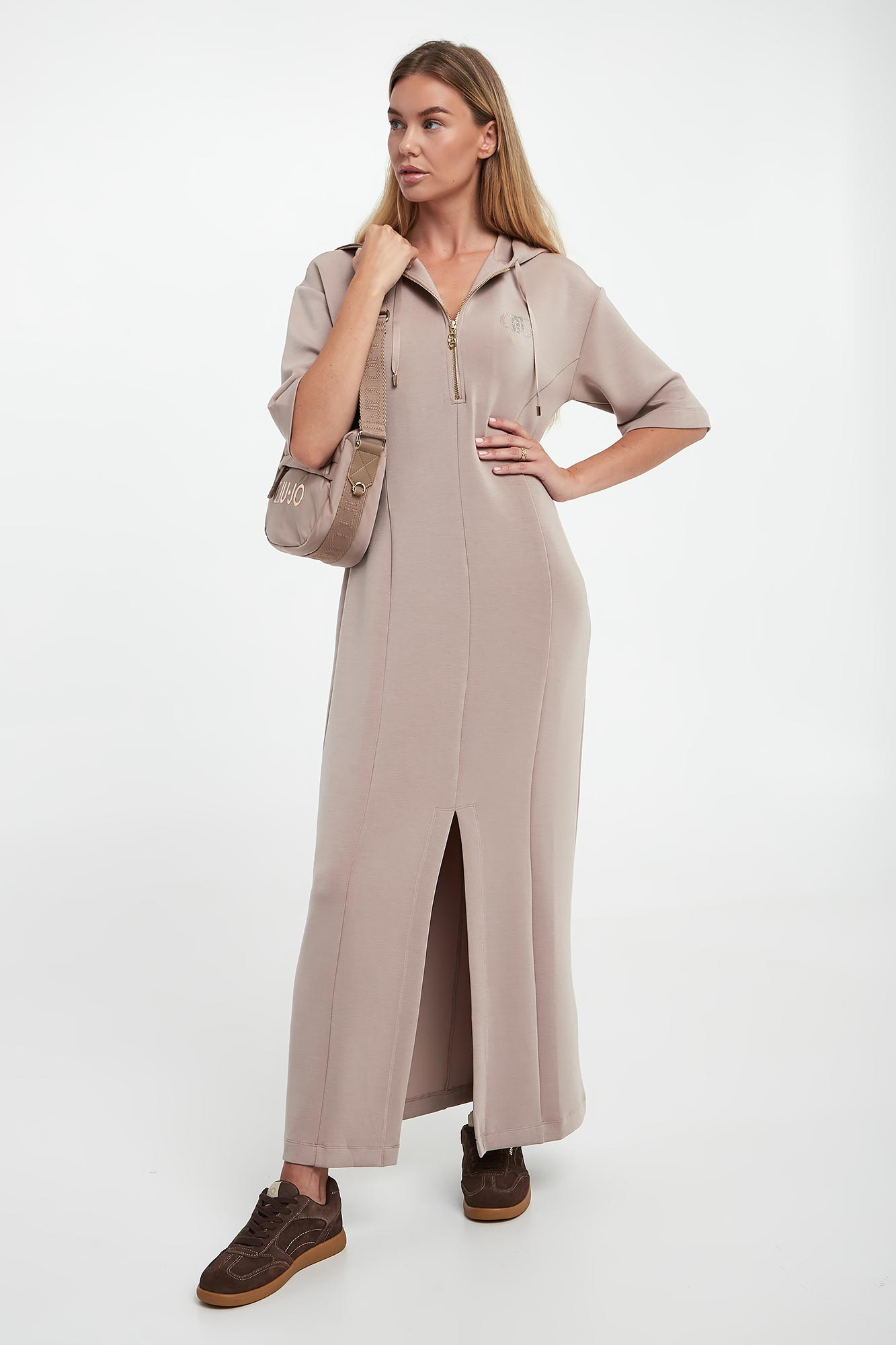 Sukienka maxi z kapturem LIU JO