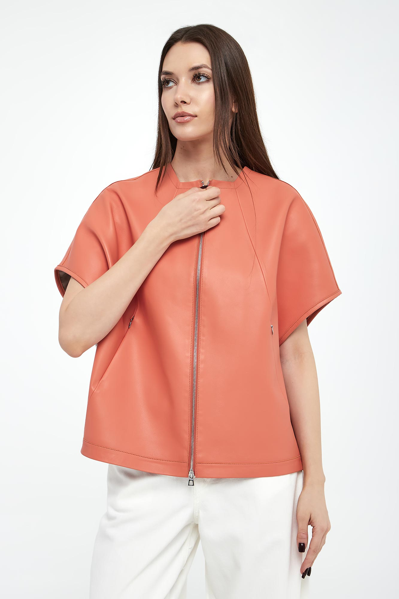 Kamizelka damska skórzana DIEGO M