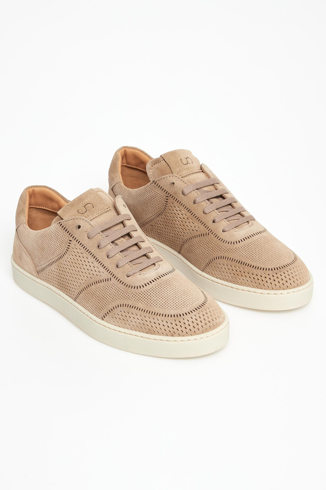 Sneakersy męskie zamszowe CESARE CASADEI