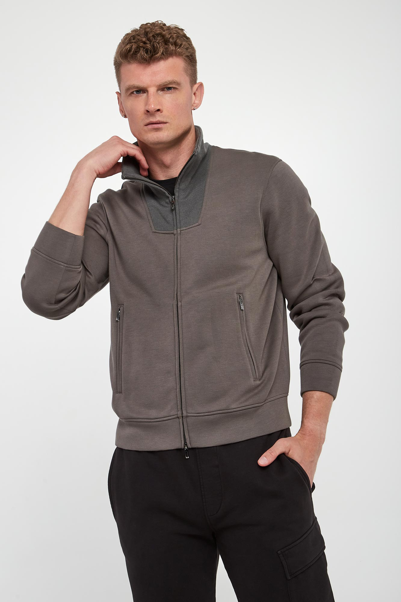 Bluza męska gładka EMPORIO ARMANI