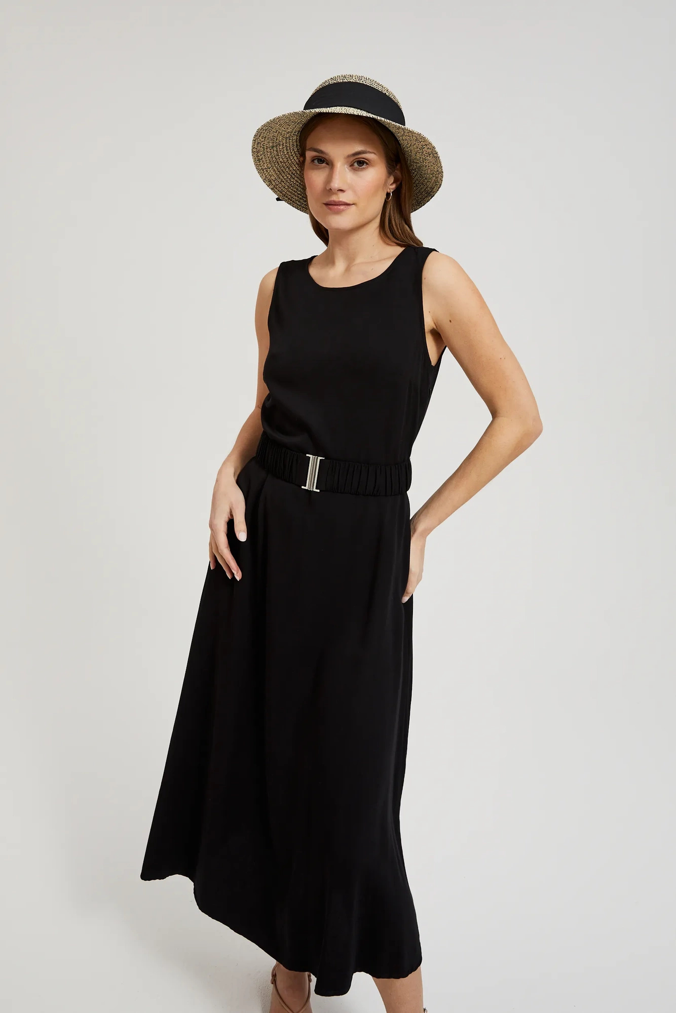 Kapelusz z kokardą czarny