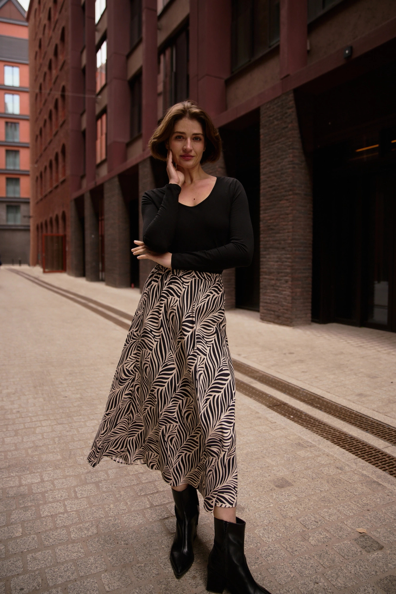 Bawełniana bluzka czarna