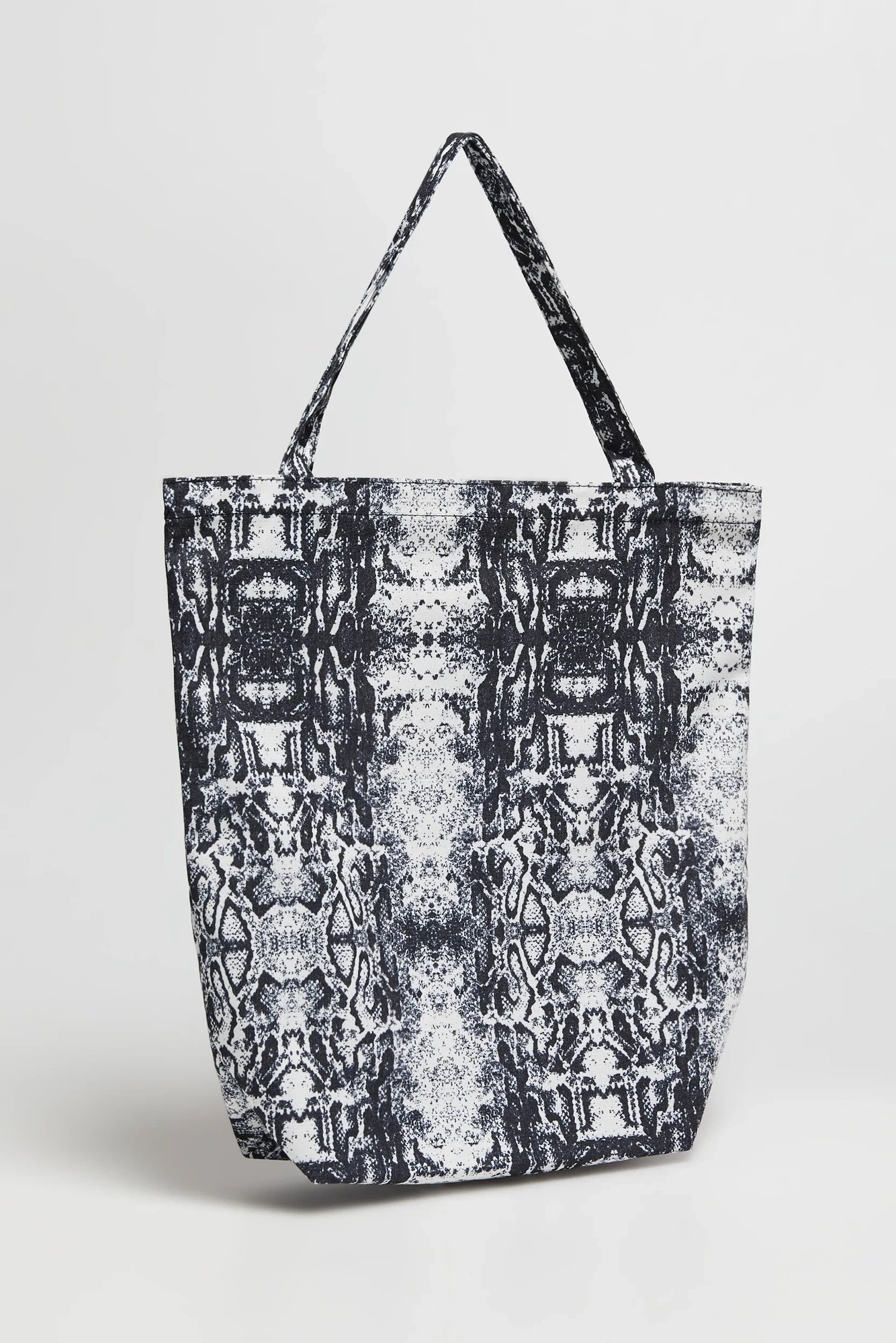Bawełniana torba w zwierzęcy wzór czarna