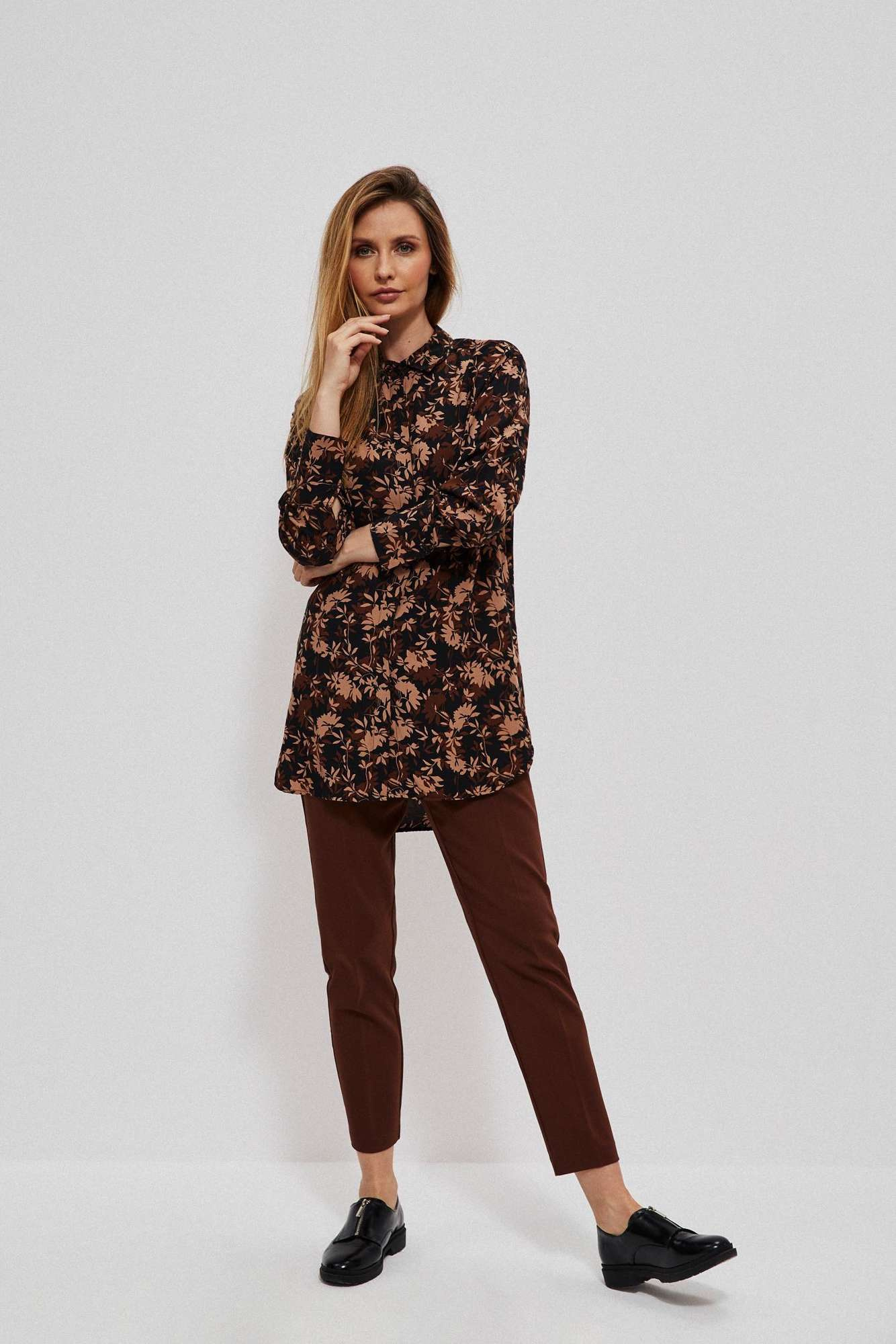 koszula z jesiennym printem