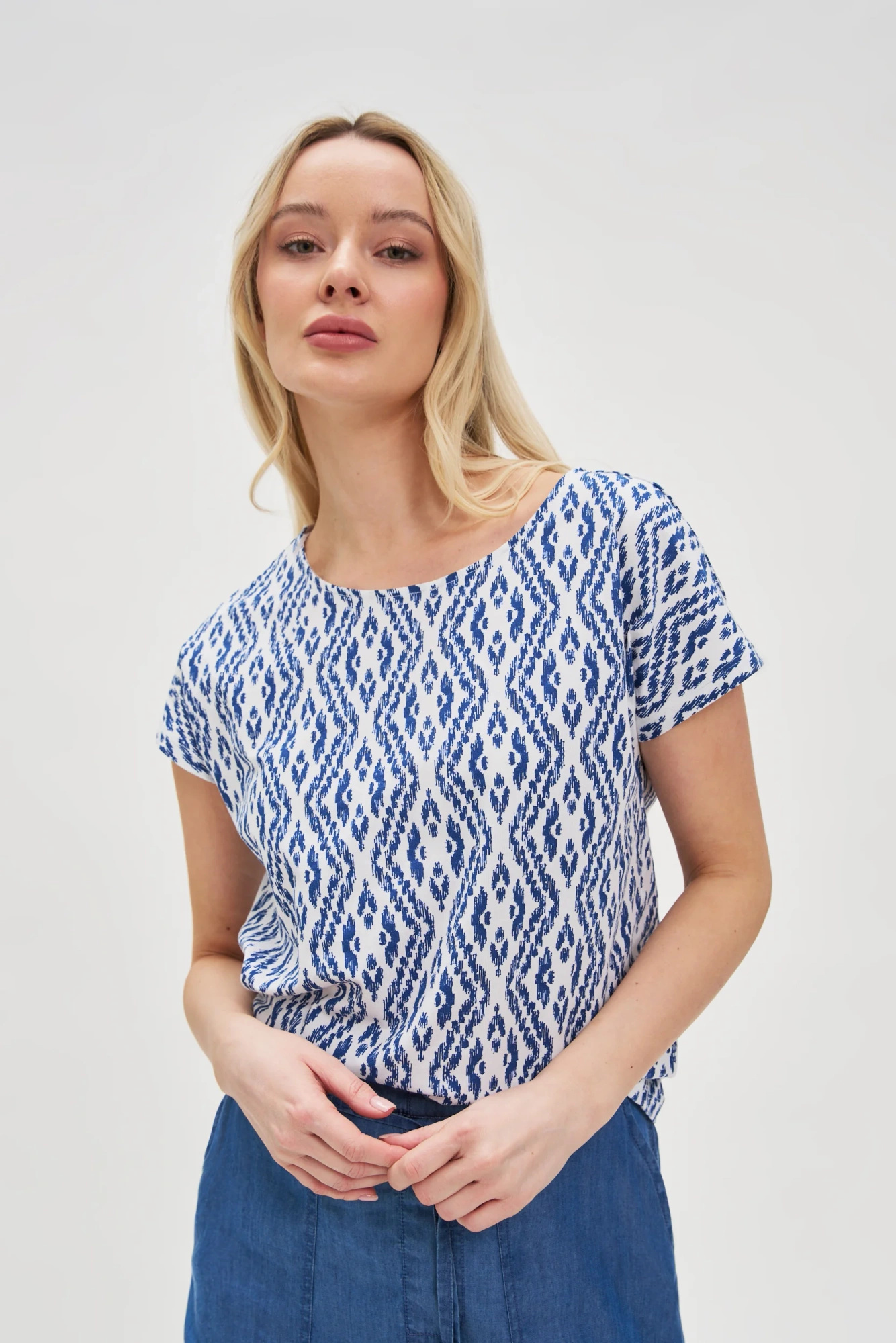 Bawełniana bluzka biała