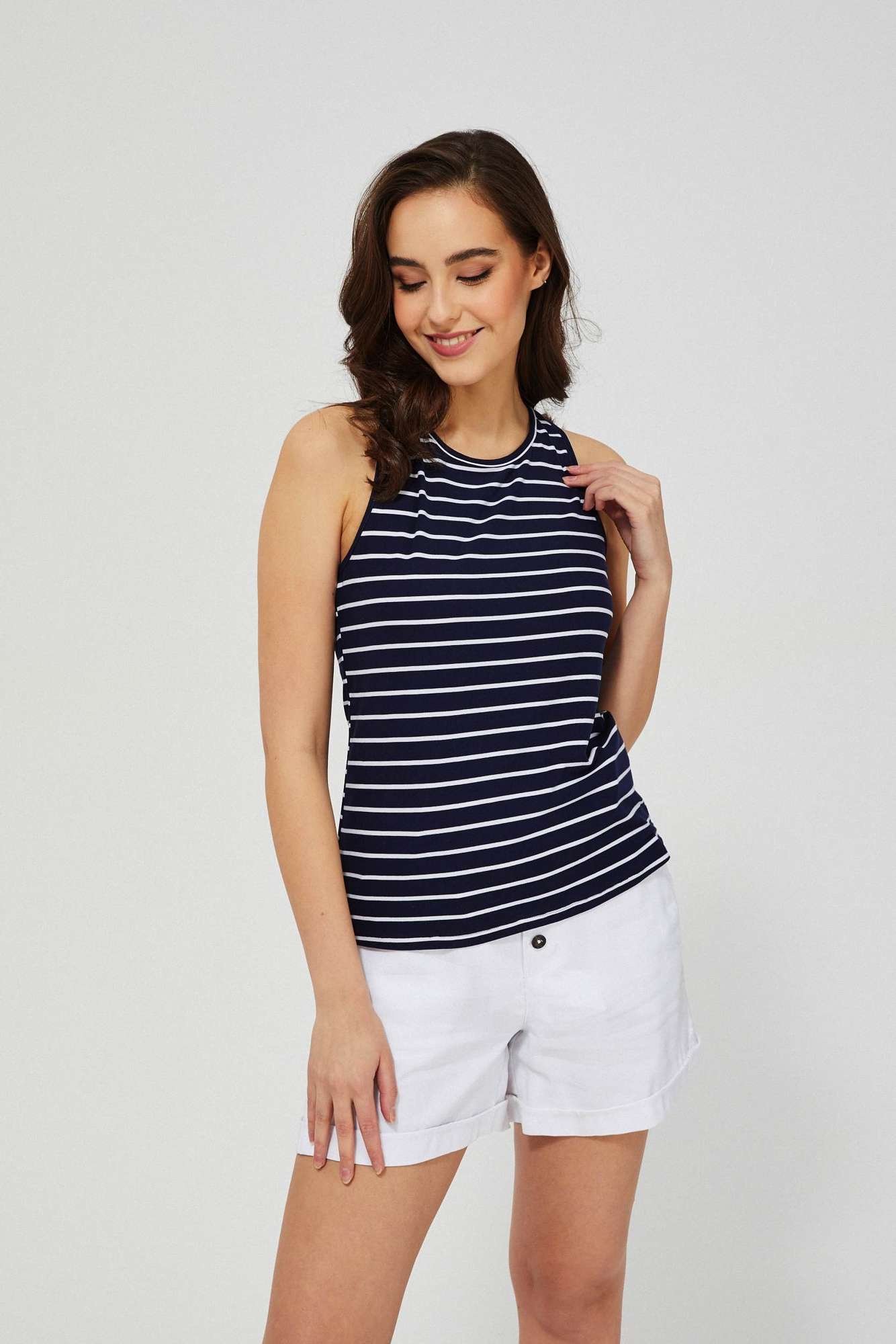 Gładki top w paski