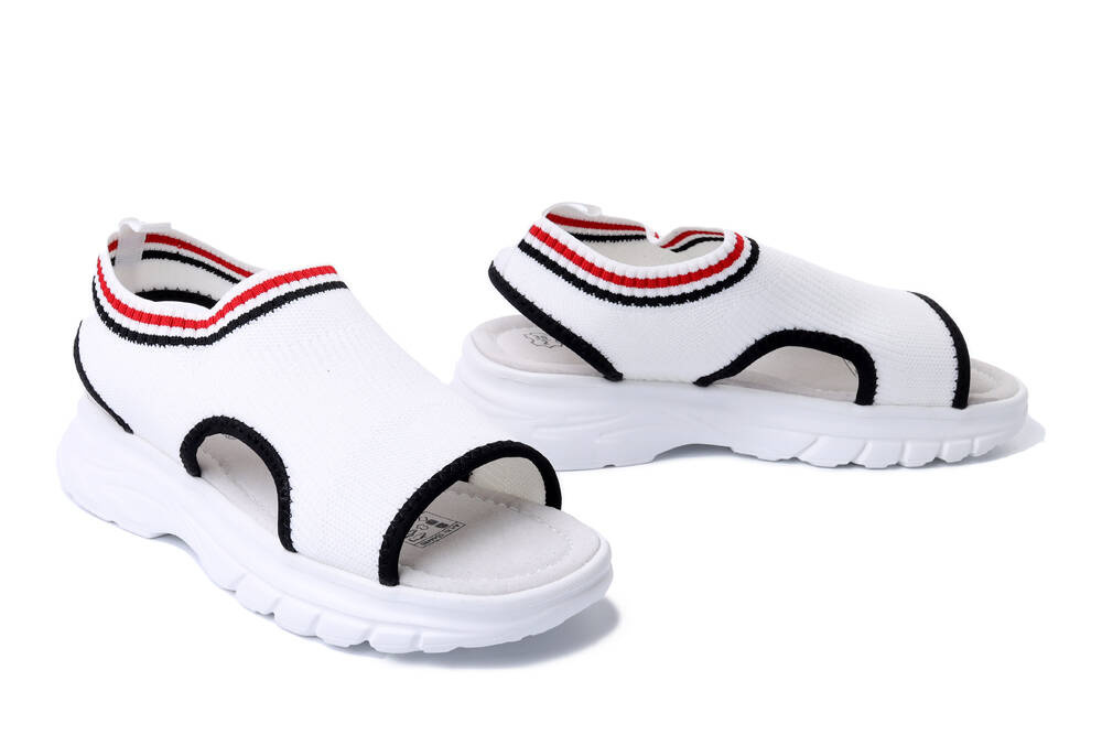 WOJTYŁKO 5S24449B biały, sandały dziecięce, rozmiary 31-36