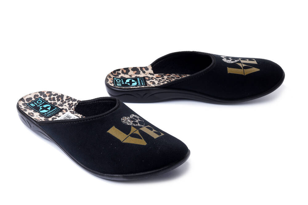 ADANEX 28910 SAL17VNR czarny, kapcie damskie