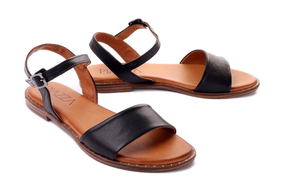 PIAZZA 910151-01 schwarz, sandały damskie