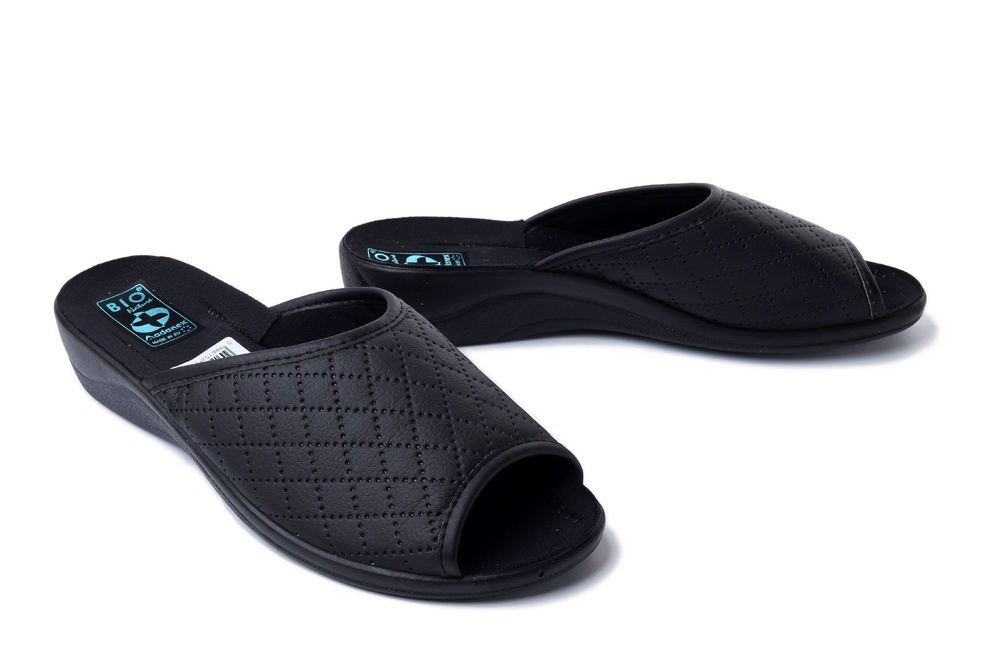 ADANEX 28811 SIK1YD czarny, klapki damskie