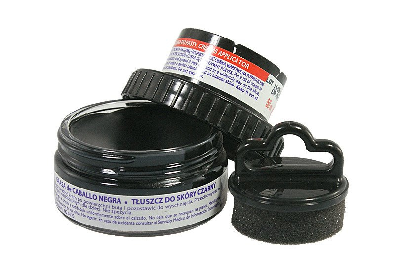 PALC tłuszcz 50 ml czarny, tłuszcz do skóry z aplikatorem